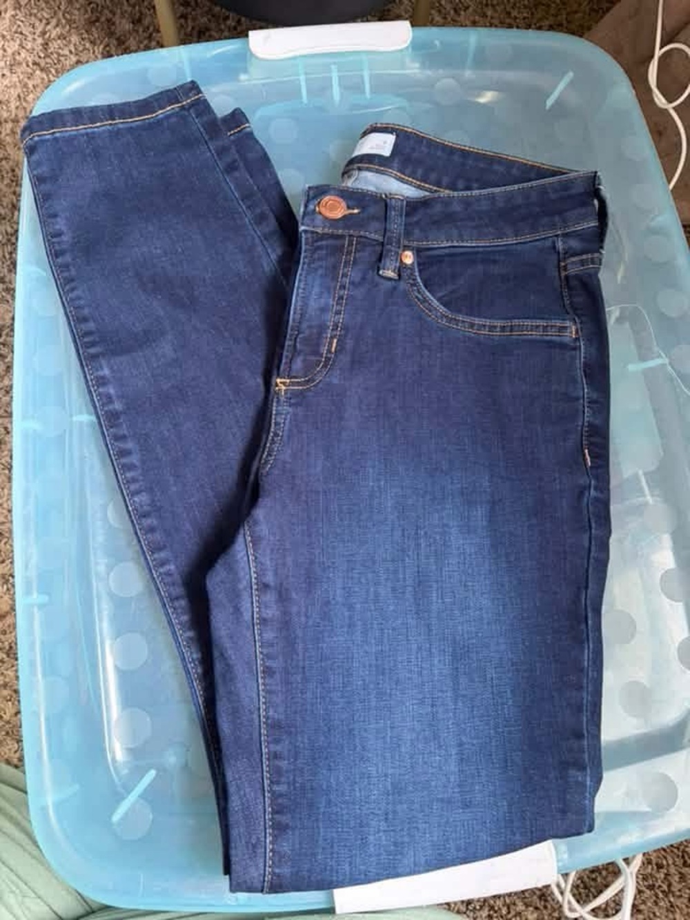 LC Lauren Conrad Indigo Skinny Jeans